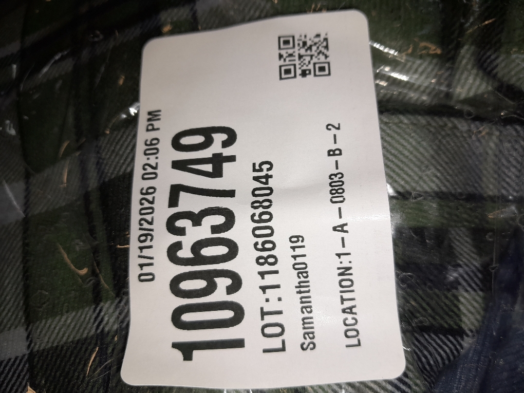 VELONLLONE Flannel Jackets Men Classic Plaid Shacket Oversized Quilted Puffer Jacket Full Zip Hoodie Coat Winter Warm Outwear 2XL