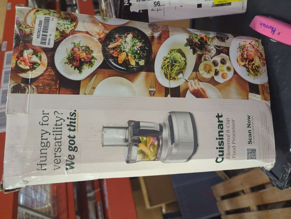 Cuisinart 8 Cup Food Processor - Silver