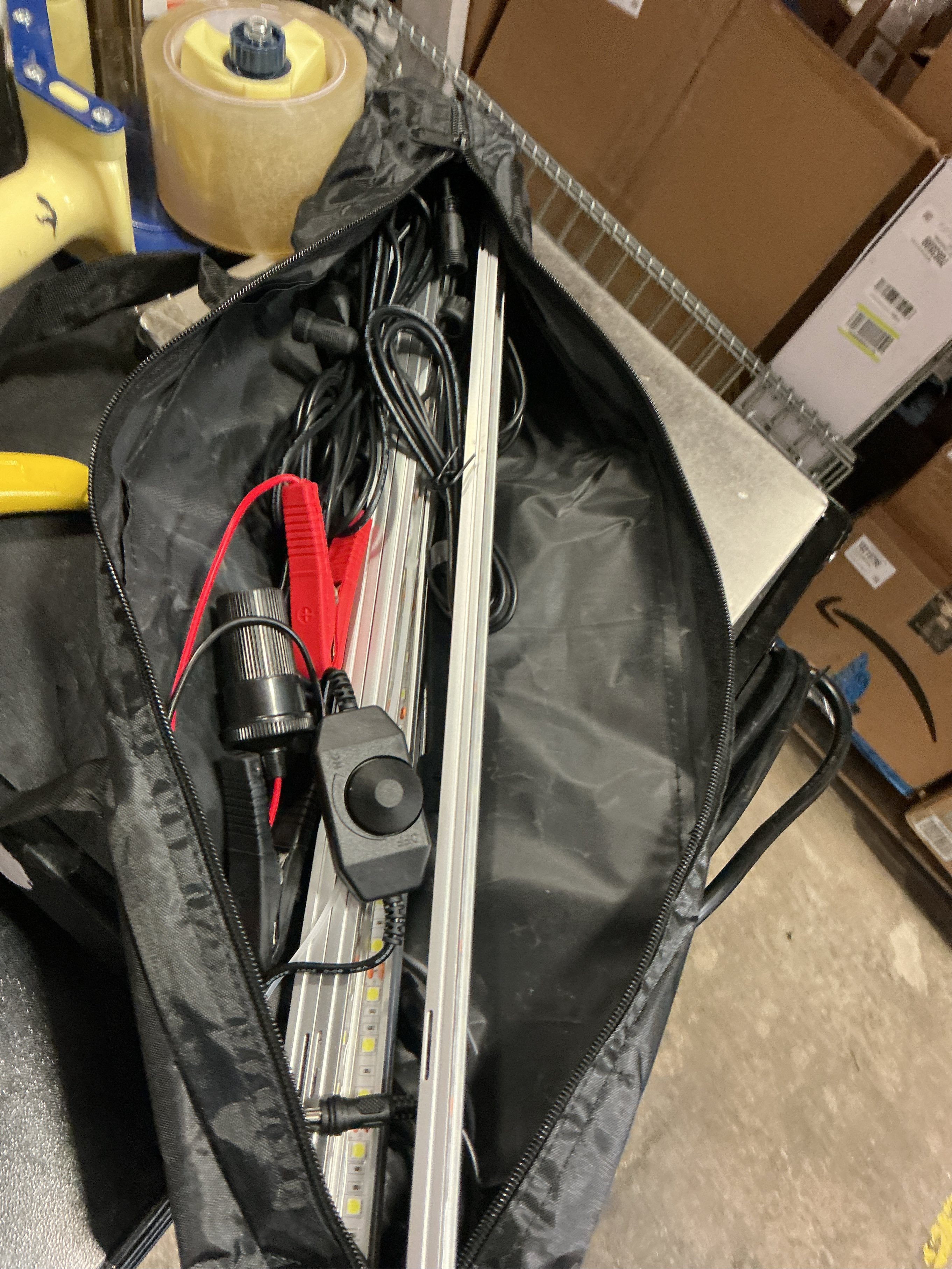 12V LED Light, Dimmable Camping Lights, Weatherproof IP67, Magnetic Mounting, All-in-One Portable Lighting for RV, Camping Tent Car Trailer Boat, White 4Pcs