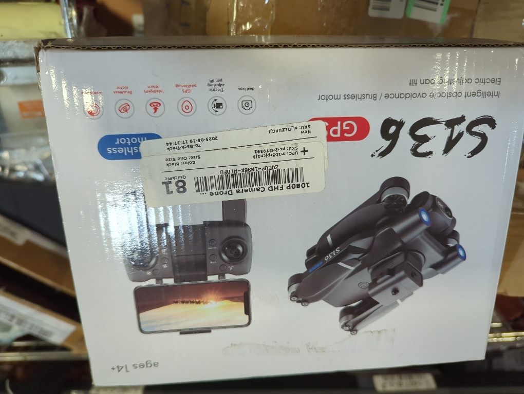 X-shop Foldable Drone with 1080P HD Camera for Beginners & Kids, FPV Live Video, One Key Start, Altitude Hold, 3D Flips, Gesture Selfie, 3 Speed Modes, 2 Batteries