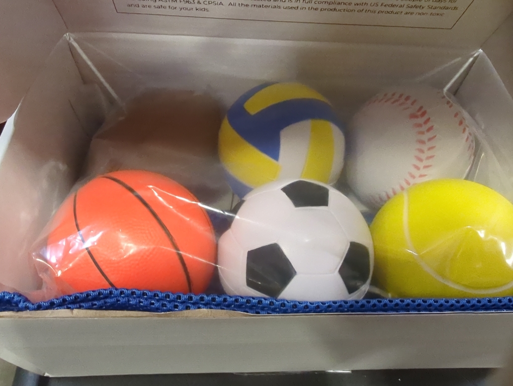 Set Of 6 Mini Sports Foam Balls for Kids, Toddler Ball Toys, Foam Football, Toddler Football, Indoor Baby Soccer, Kids Mini Basketball, Soft Baseball, Volleyball, Small Playground Balls, Baby Ball Toy