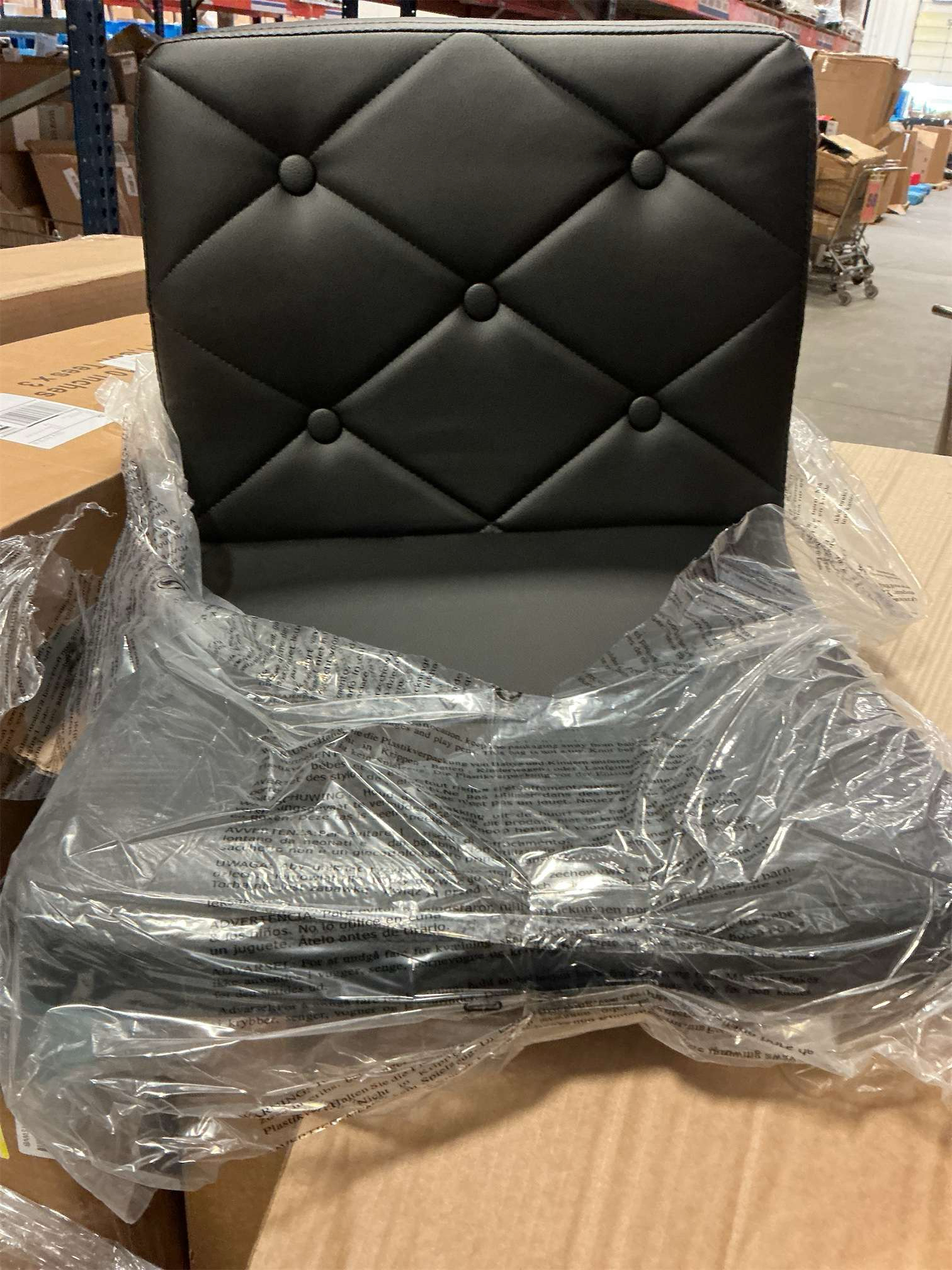 VECELO Adjustable Bar Stools with Back, Bar Height Stools for Kitchen Counter, Bar Stools Set of 2, X-Large Size, 17.3 D x 16.5 W x 45 H, Black