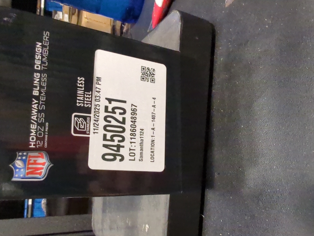 The Memory Company Officially Licensed NFL - 2-Pack Home/Away Leopard SS Stemless Wine Tumblers