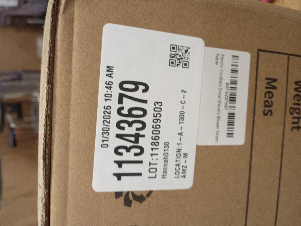 Electric Cordless Snow Shovel, 14.4-Inch | 24V | 5.0Ah Brushless Cordless Snow Blower with Battery and Charger, 26ft Throwing Distance, 5000RPM/Min, Snow Removal for Driveway/Steps/Patio/Sidewalk