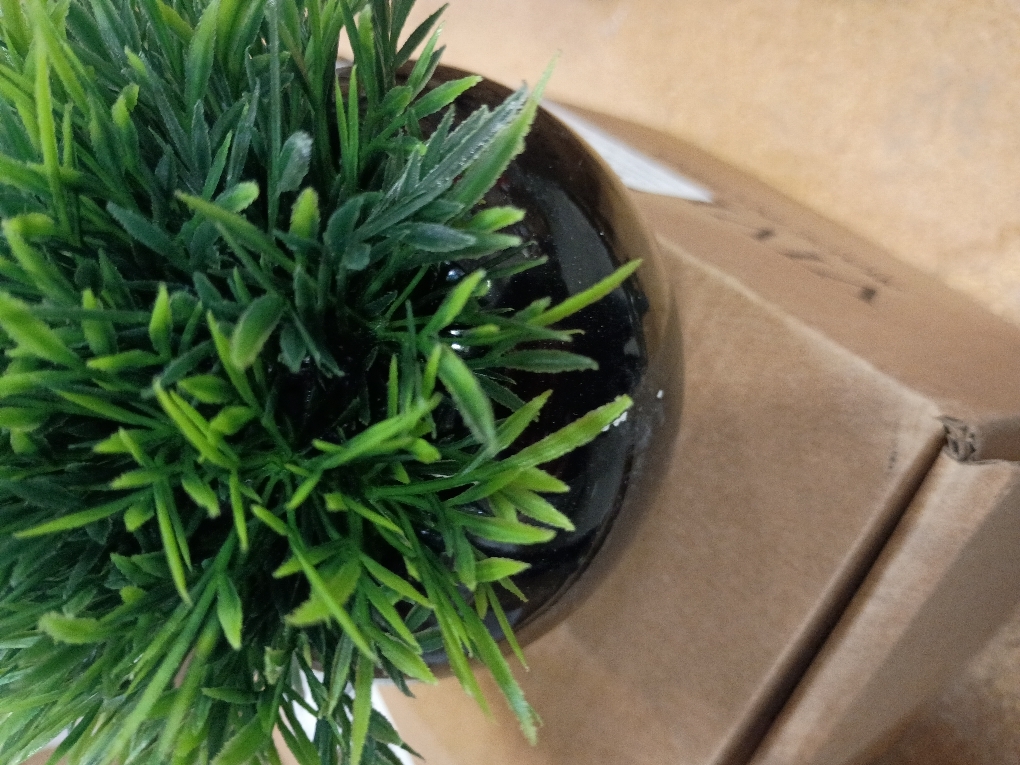 Velener Small Artificial Succulents Grass Desk Plant for Office, Fake Sage Plants for Shelf Decor, Mini Faux Plant Indoor, Masculine Home Decor, Coffee Table Decor, Bathroom Counter Decor in Pot