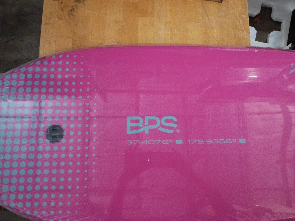 BPS 'Storm' Bodyboard with Premium Coiled Leash - Lightweight with EPS Core, Durable for All Wave Conditions