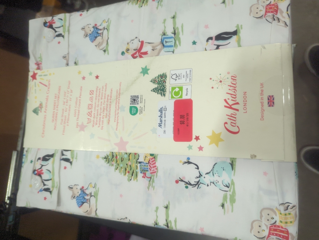 Cath Kidston London Queen Sheet Set
