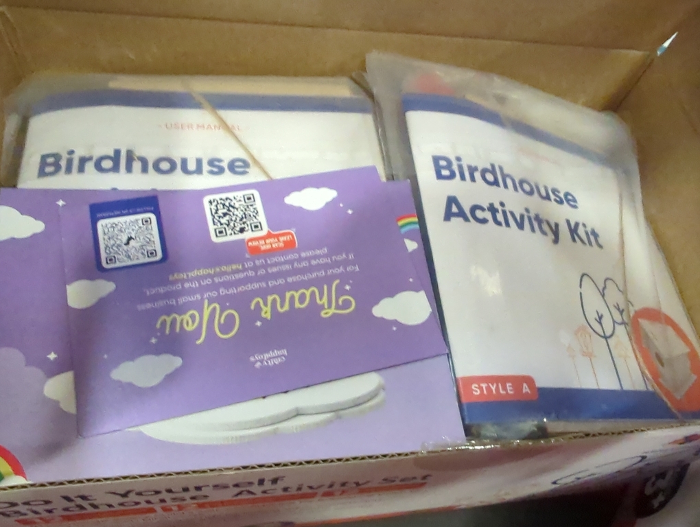 12 DIY Bird House Kits For Children to Build - Wood Birdhouse for Kids to Paint - Unfinished Bird Houses for Kids - Wood Craft Project Kits - Wooden Arts & Craft for Girls & Boys - Classroom Activity