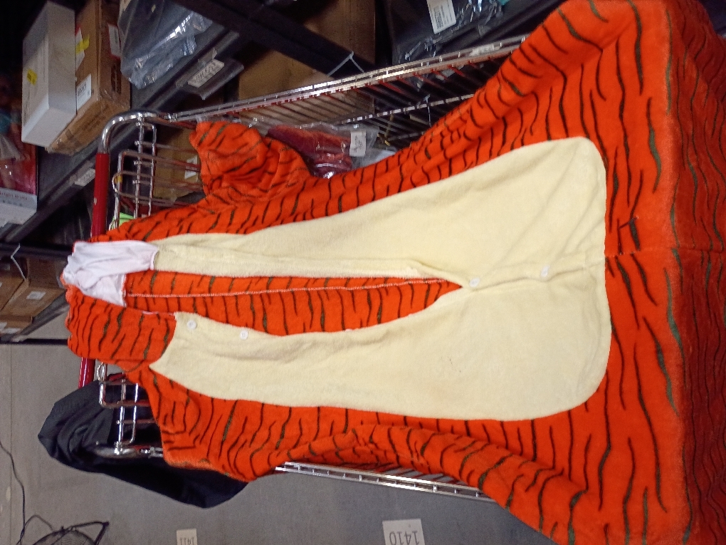 JJEUWE Adult Tiger Suit Pajamas Kigurumi Hoodie Jumpsuit Playsuit Large