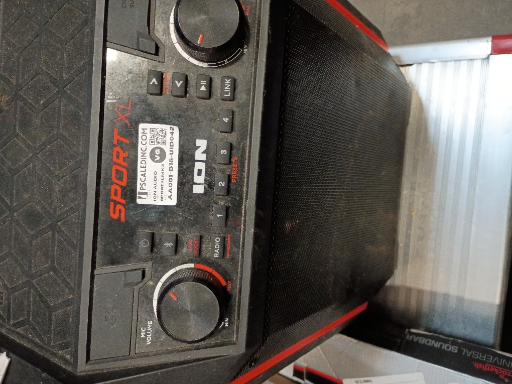 Ion Sport XL - High-Power All-Weather Rechargeable Bluetooth and NFC Enabled Speaker - MK3 (Renewed)