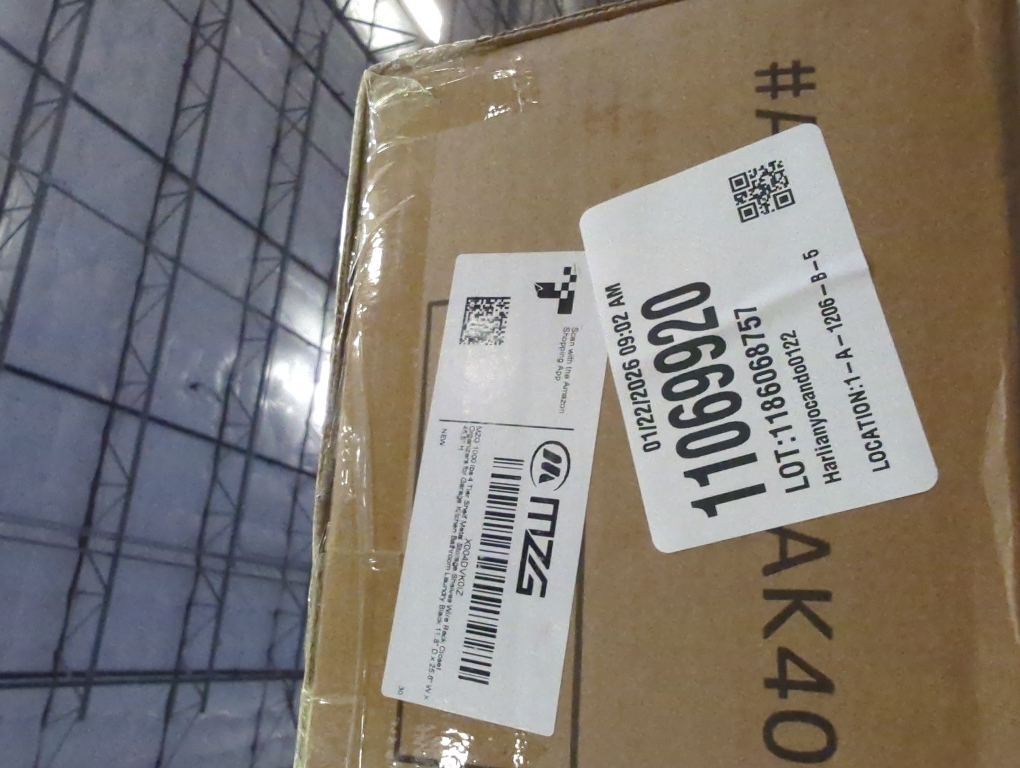 M MZG 1000 lbs 4 Tier Shelf Metal Storage Shelves Wire Rack Closet Organizers for Garage Kitchen Bathroom Laundry Black 11.8 D x 25.6 W x 45.5 H