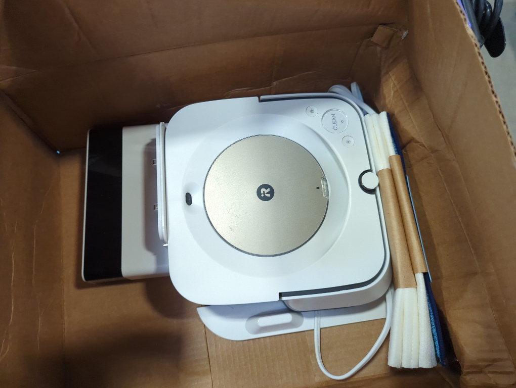 iRobot Braava Jet M6 (6110) Ultimate Robot Mop- Wi-Fi Connected, Precision Jet Spray, Smart Mapping, Works with Alexa, Ideal for Multiple Rooms, Recharges and Resumes, White