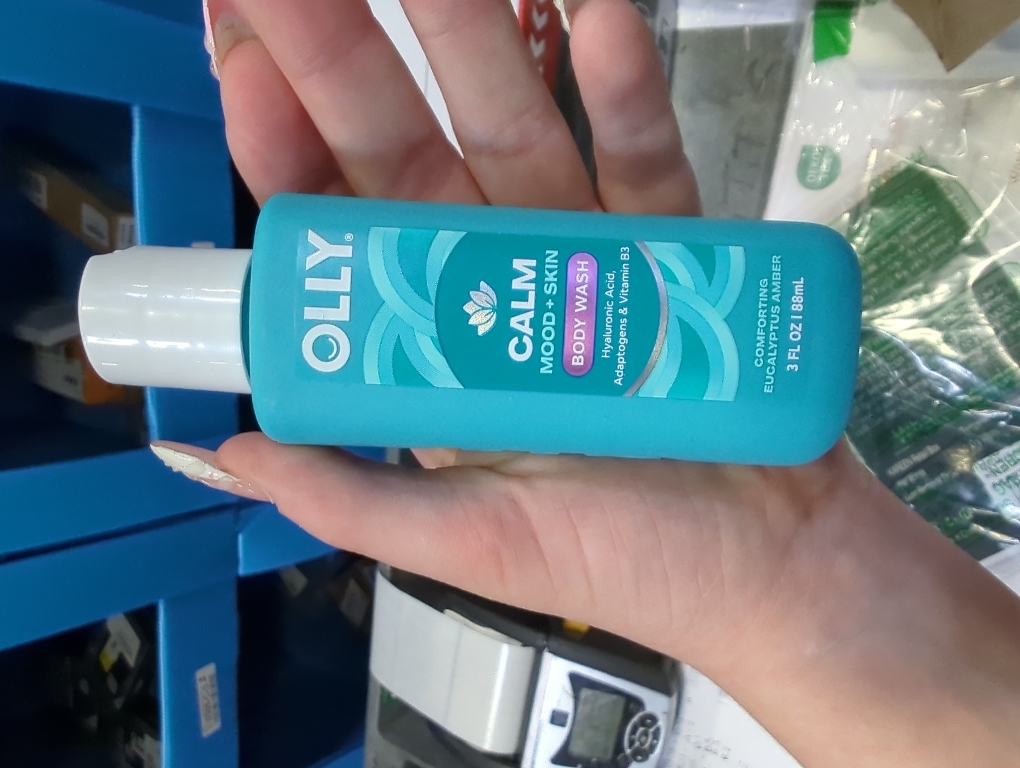 OLLY Body Wash Mixed Pack 4 Count, Calm, Renew, Bright, Revive