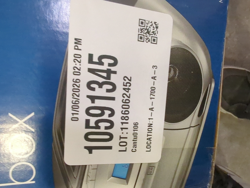 Insignia AM/FM Radio Portable CD Boombox with Bluetooth