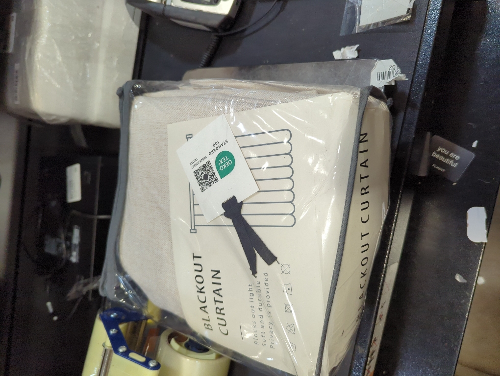 Blackout Curtains 96 Inch 2 Panels - 100% Light Blocking Thermal Insulated Noise Reducing, Linen Blend Hooked Pleat, Boho Farmhouse Style Drapes for Bedroom Living Room Cream