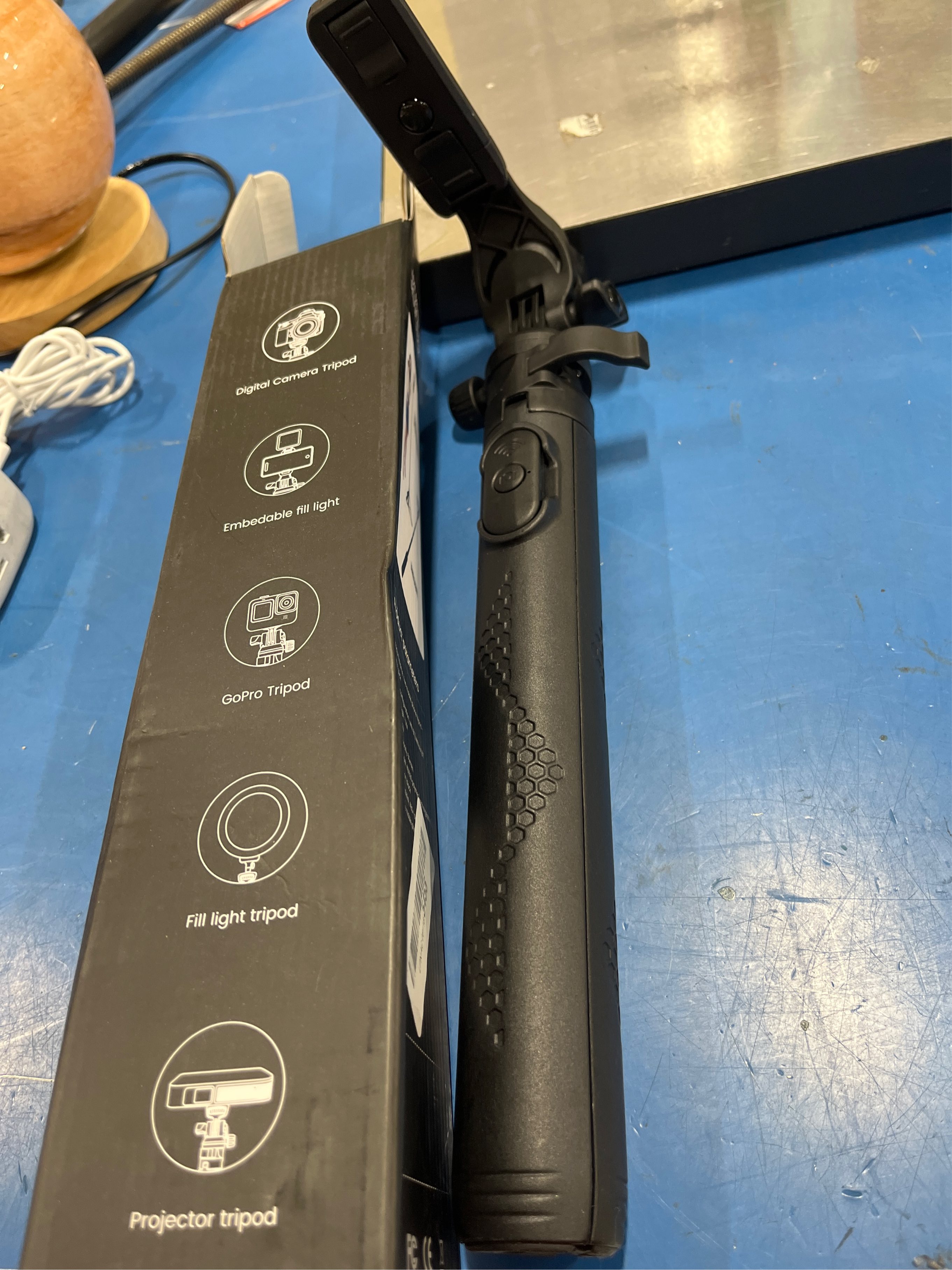 71 Phone Tripod & Selfie Stick, All in One Extendable Cell Phone Tripod with Wireless Remote, Tripods Stand for iPhone & Travel Selfie Stick 360° Rotation Compatible with iPhone Android, Camera