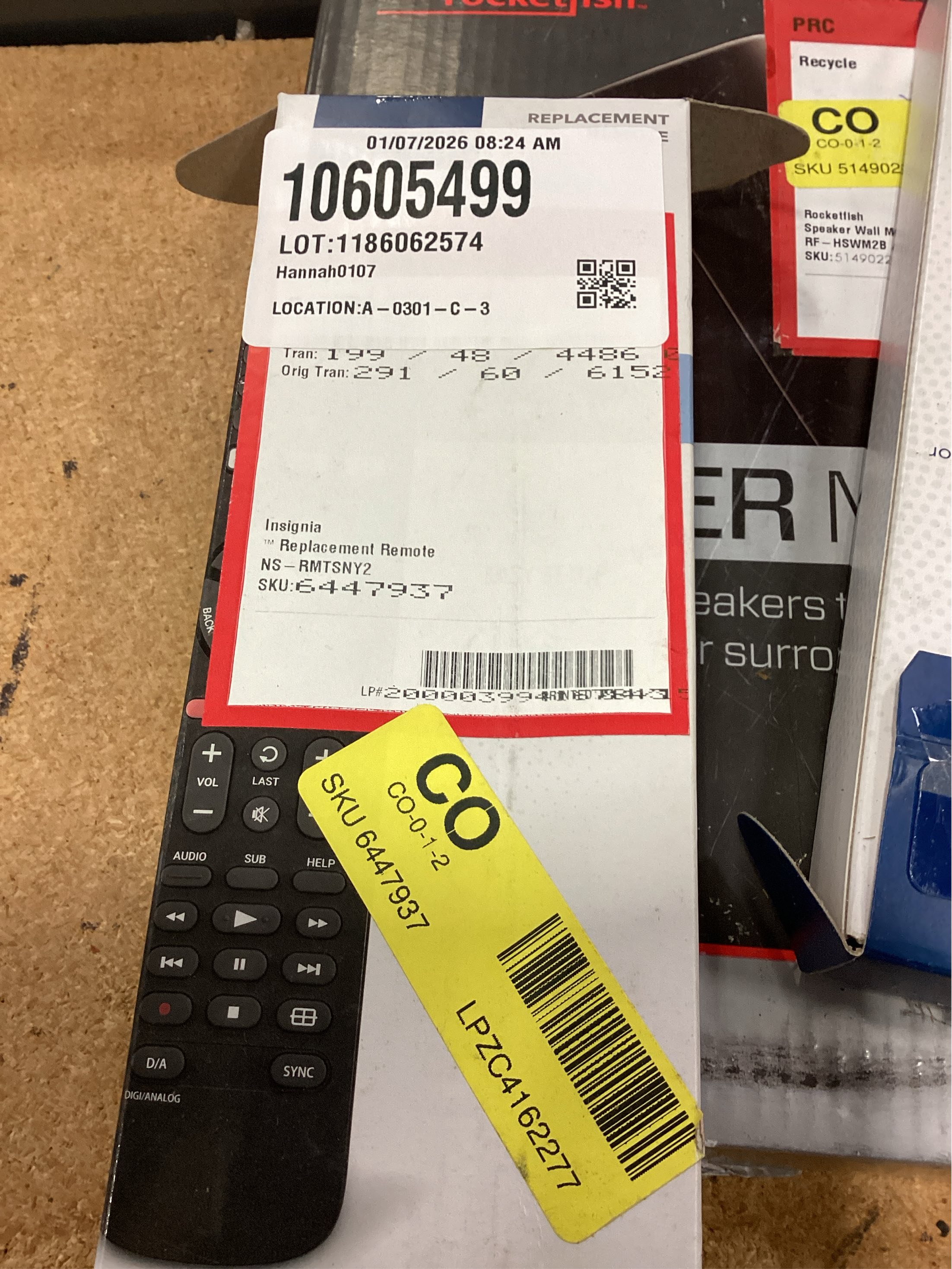Insignia™ - Replacement Remote for Sony TVs - Black