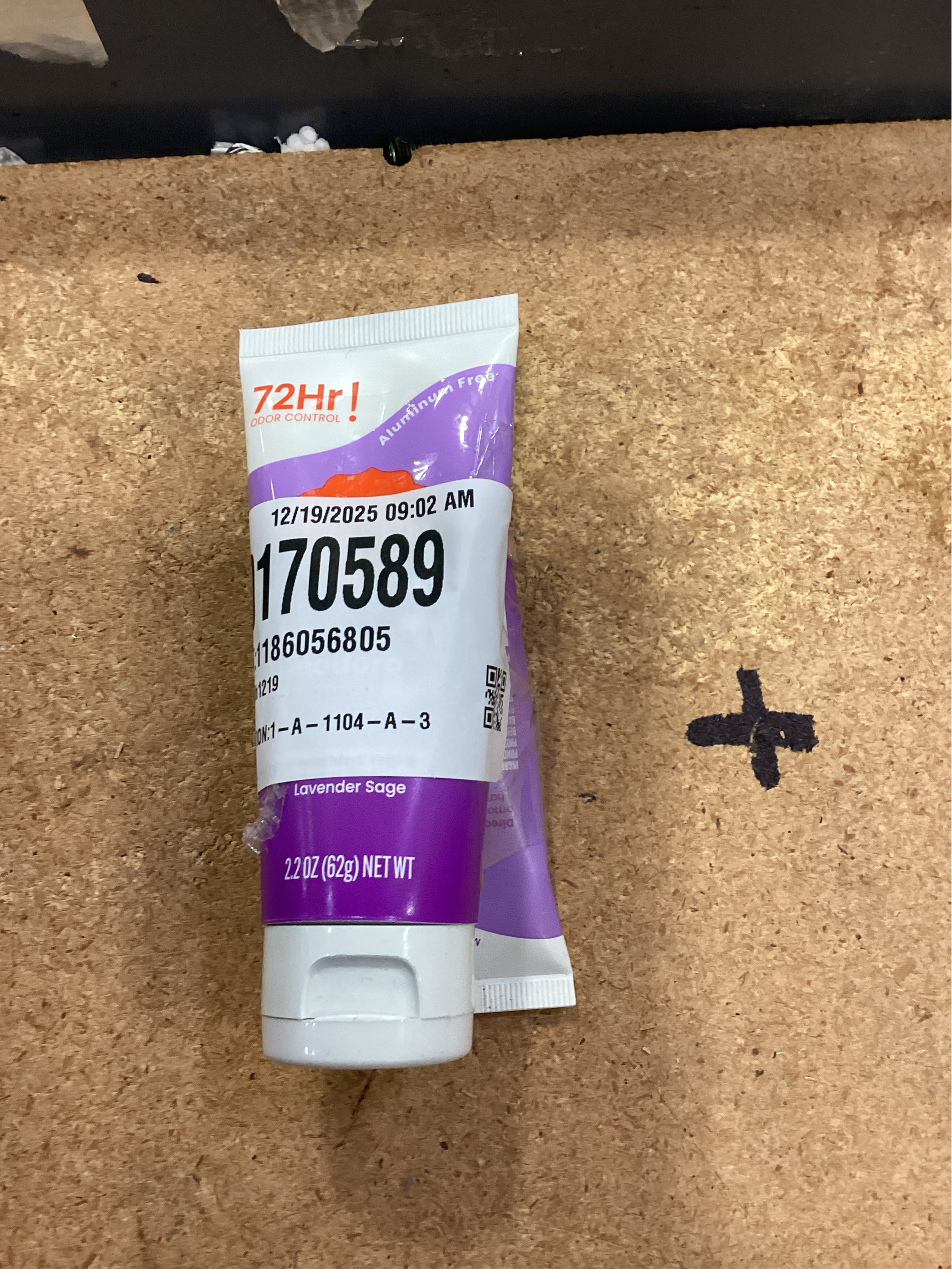 Lume Whole Body Women's Deodorant - Invisible Cream Tube - Aluminum Free - Lavender Sage Scent 2 pack