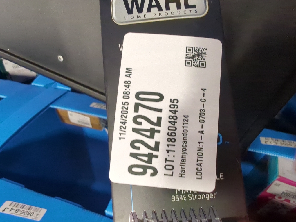 Wahl USA Stainless Steel Lithium-Ion Cordless Beard Trimmer for Men - Rechargeable All in One Men's Beard Trimmer with Rotary Ear & Nose Trimmer, & Detail Trimmer - Model 9818A
