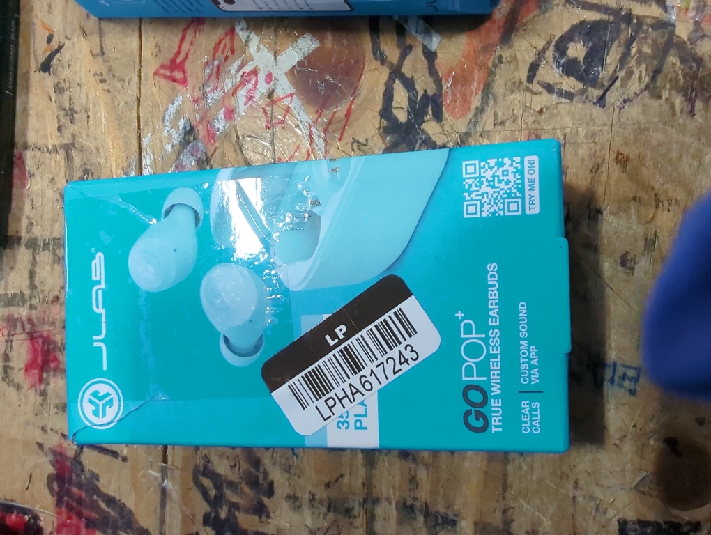 JLab Go Air Pop True Wireless Bluetooth Earbuds - Light Blue