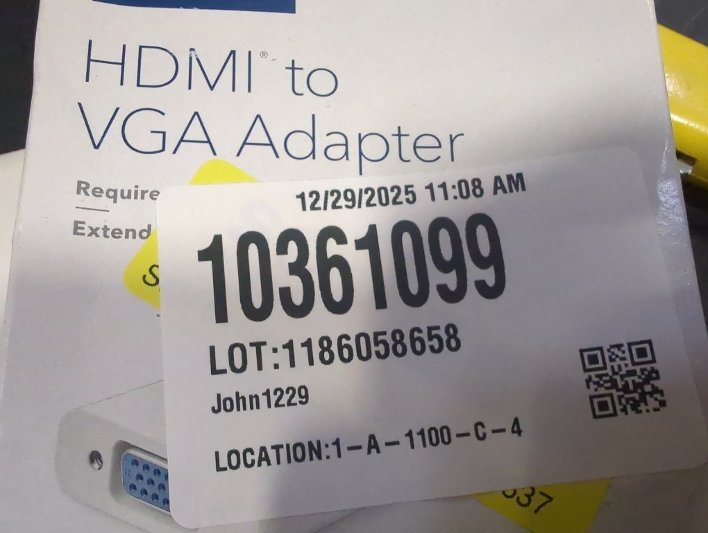 Insignia - HDMI to VGA Adapter - Model: NS-PCAHV -