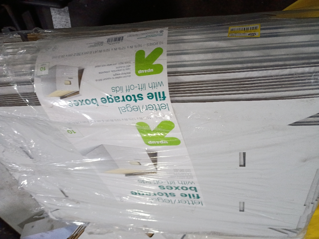 10pk Storage Filing Box Medium Duty Letter/Legal - up&up™: Paperboard File Sorters, White, 16.3x12.8x10.5