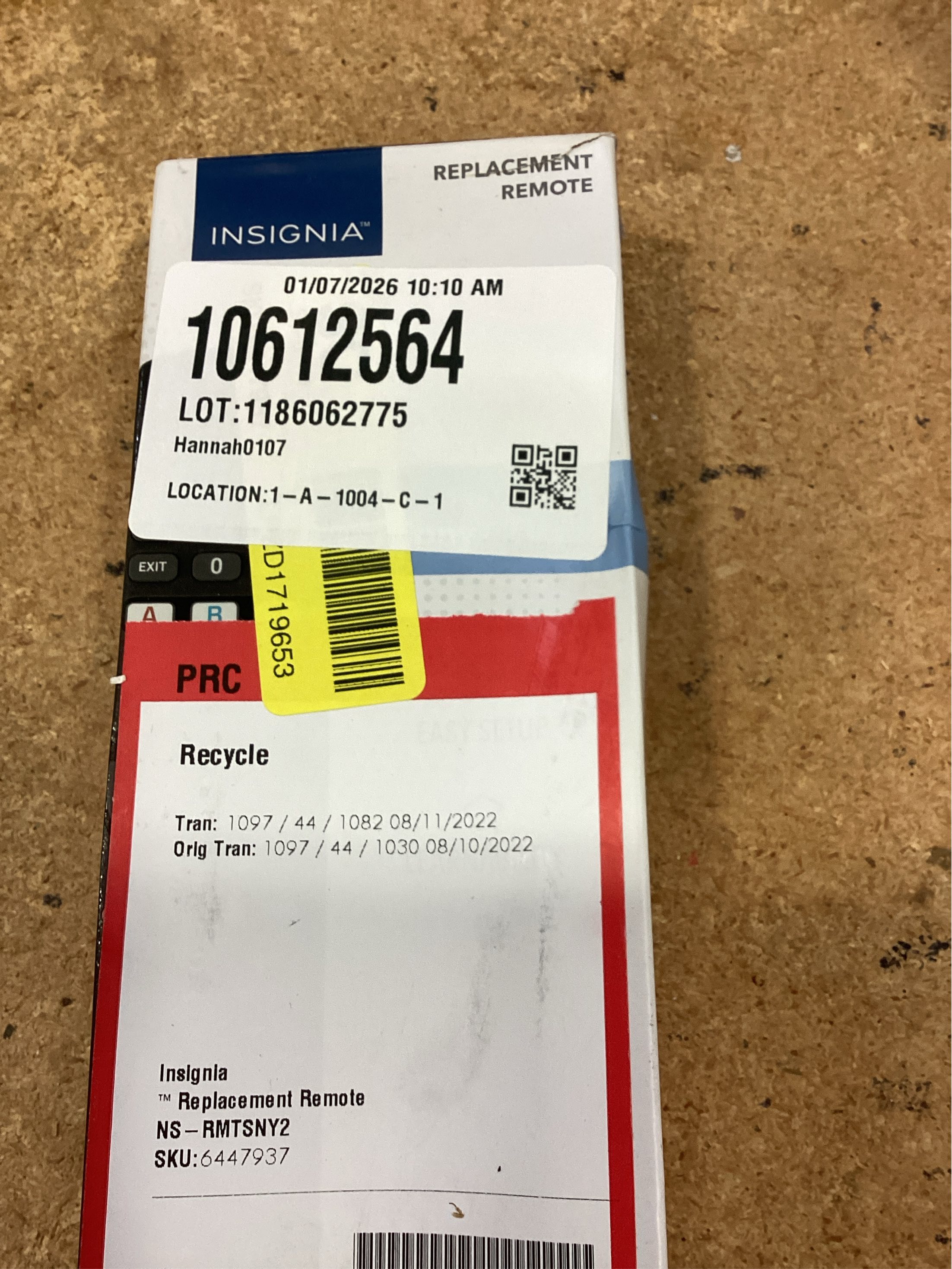 Insignia™ - Replacement Remote for Sony TVs - Black