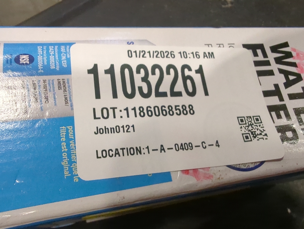 Samsung Push-in Refrigerator Water Filter