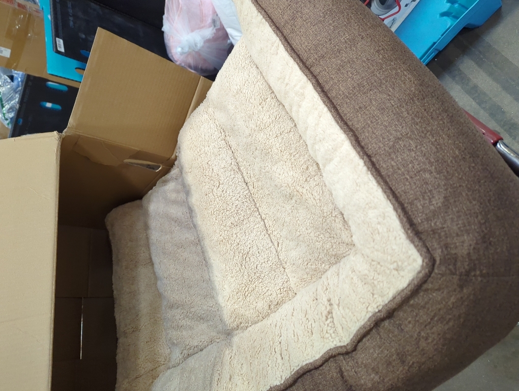 Bedsure Orthopedic Dog Beds Large Sized Dog - Extra Thick Supportive Large Dogs Bed with Waterproof Washable Cover, L Plus Comfort Pet Bed Sofa with Soft Plush Sherpa and Nonskid Bottom, Brown, 38