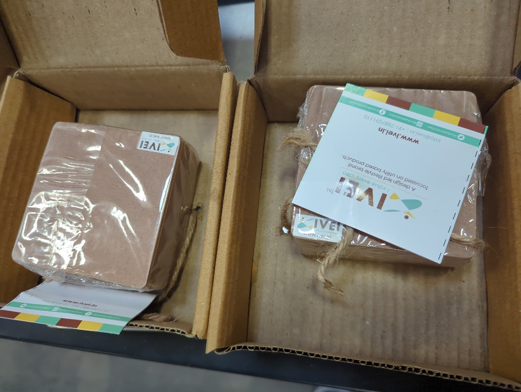 2pk IVEI DIY MDF Coasters/Thin Wood Blanks/Keyrings/Magnets/Boxes for Painting, Decoupage, Resin Art Work & Decoration (Thin MDF Wood Blanks)