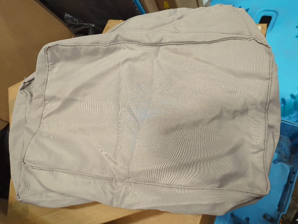 14Pieces Patio Cushion Covers Replacement Outdoor Couch Cushions Covers Splashproof Sofa Slipcovers Set with Zippers,Patio Furniture Protector Cover Only(Light Gray,25.6×25.6×3.94inches)