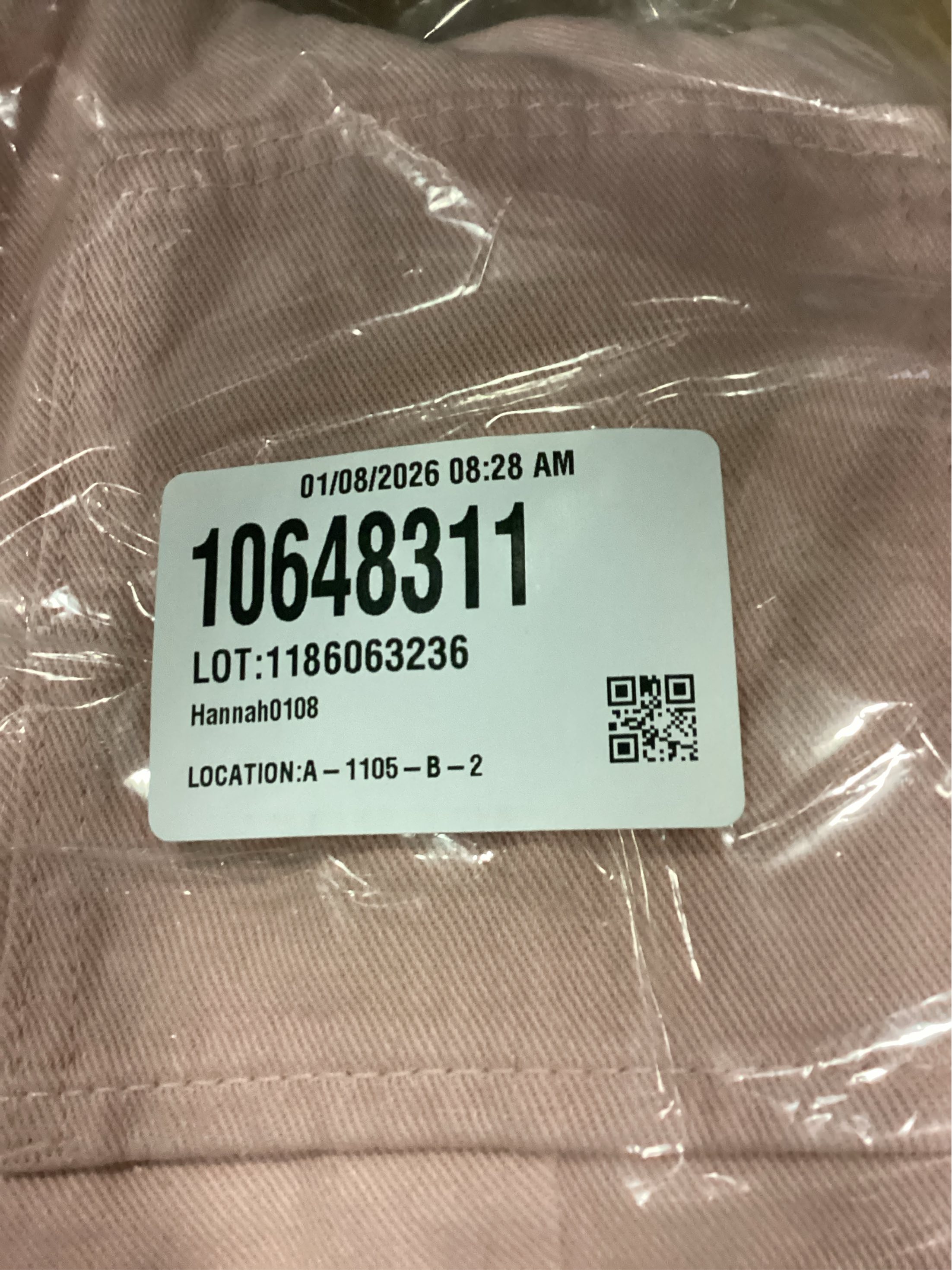 Kawaii Gothic Casual Style High Waisted Straight Wide Leg Ribbons Trim Pink Denim Pants XL or 32-4