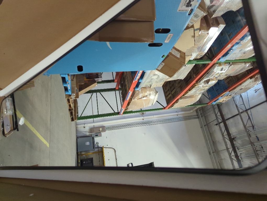 47 x 14 Black Frame Mirror