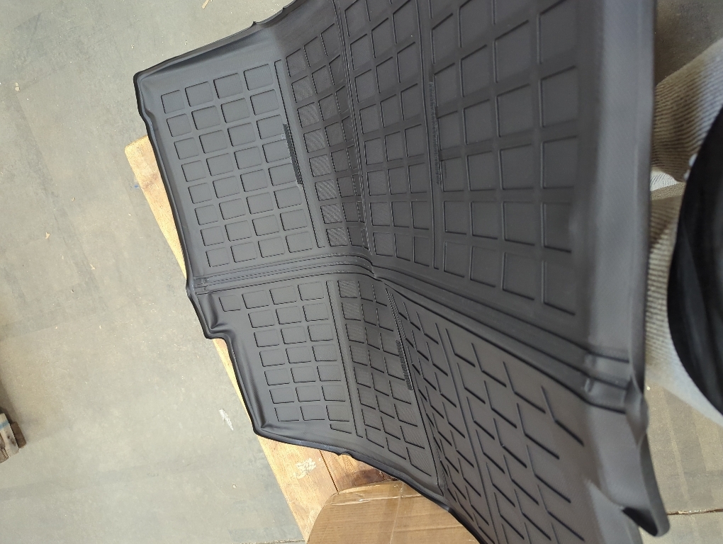 powoq Cargo Mat Compatible with 2015-2024 Ford Edge Cargo Liner Backrest Mat TPE Back Seat Protector (Only for 5-Seater) Replacement for 2015-2024 Ford Edge Accessories (Trunk Mat Backrest Mats)