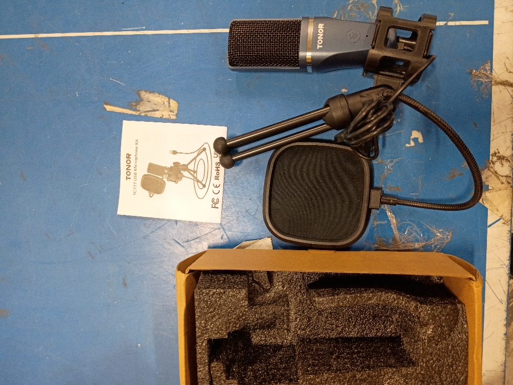 Podcast Microphone, USB Computer Microphone, Cardioid Condenser PC Mic with Tripod Stand and Pop Filter for Podcasting, Streaming, Vocal Recording, Compatible with PC & Laptop, PS4/5 - Walmart.com