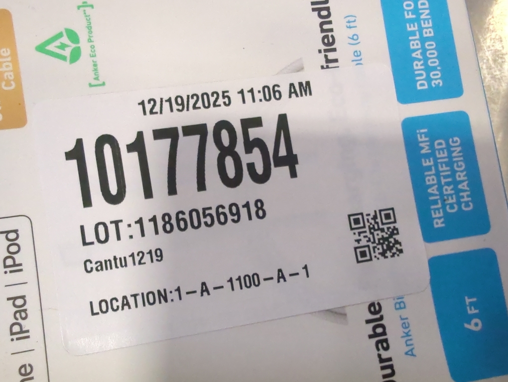 Anker 6' Bio-Braided Lightning to USB-C ECO Friendly Fast Charging Cable - White