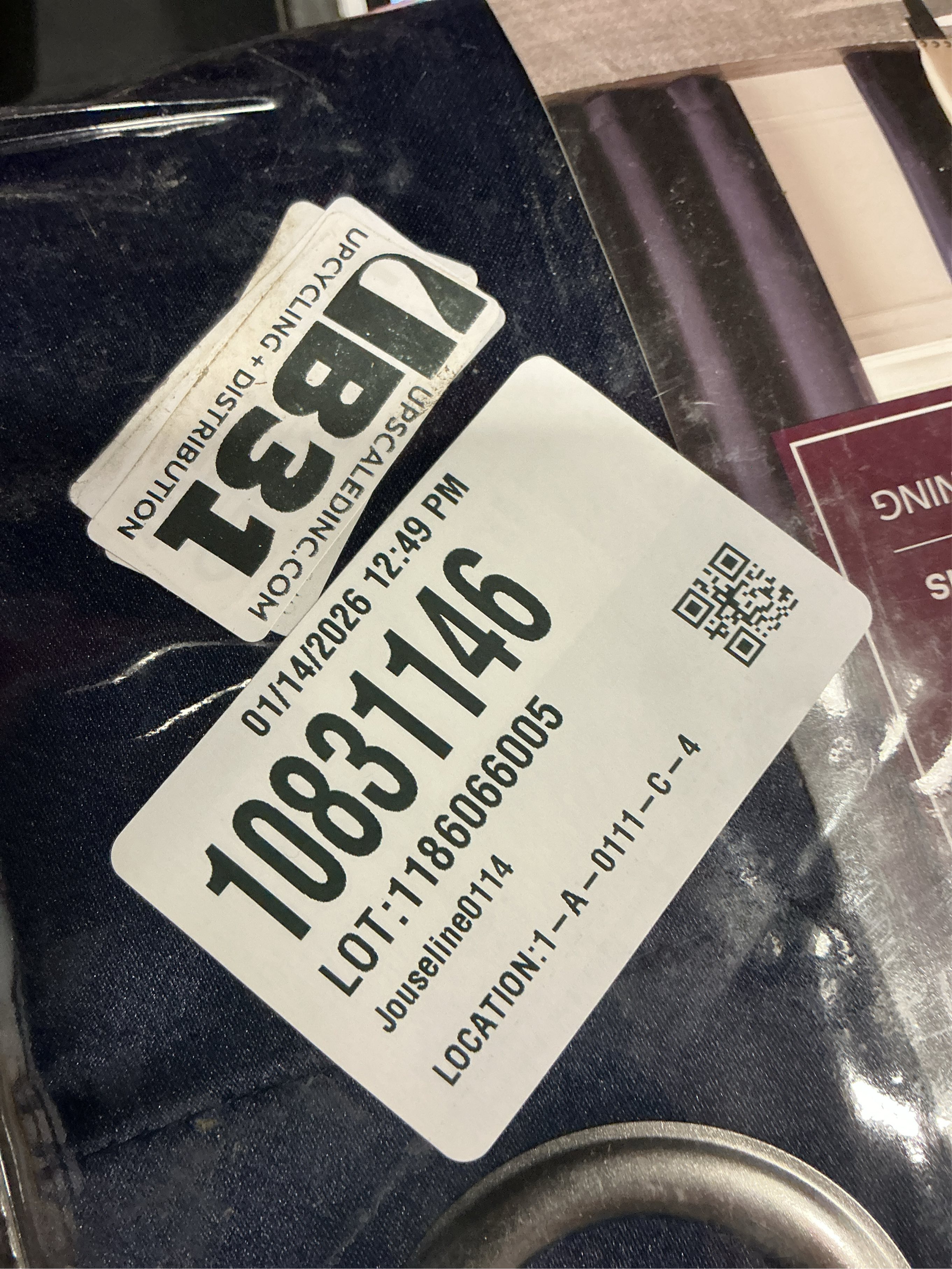 Thermapanel Midnight Solid Polyester 37 in. W x 84 in. L Room Darkening Single Grommet Top Curtain Panel