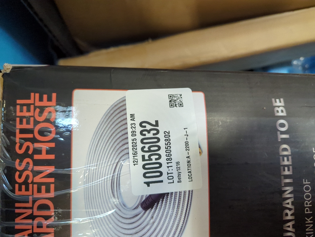 Garden Hose 150ft, Metal Stainless Steel Water Hose with 10 Function Nozzle Flexible, Lightweight, Kink-Free, Pet Proof, Puncture Proof Hose for Yard, Outdoor