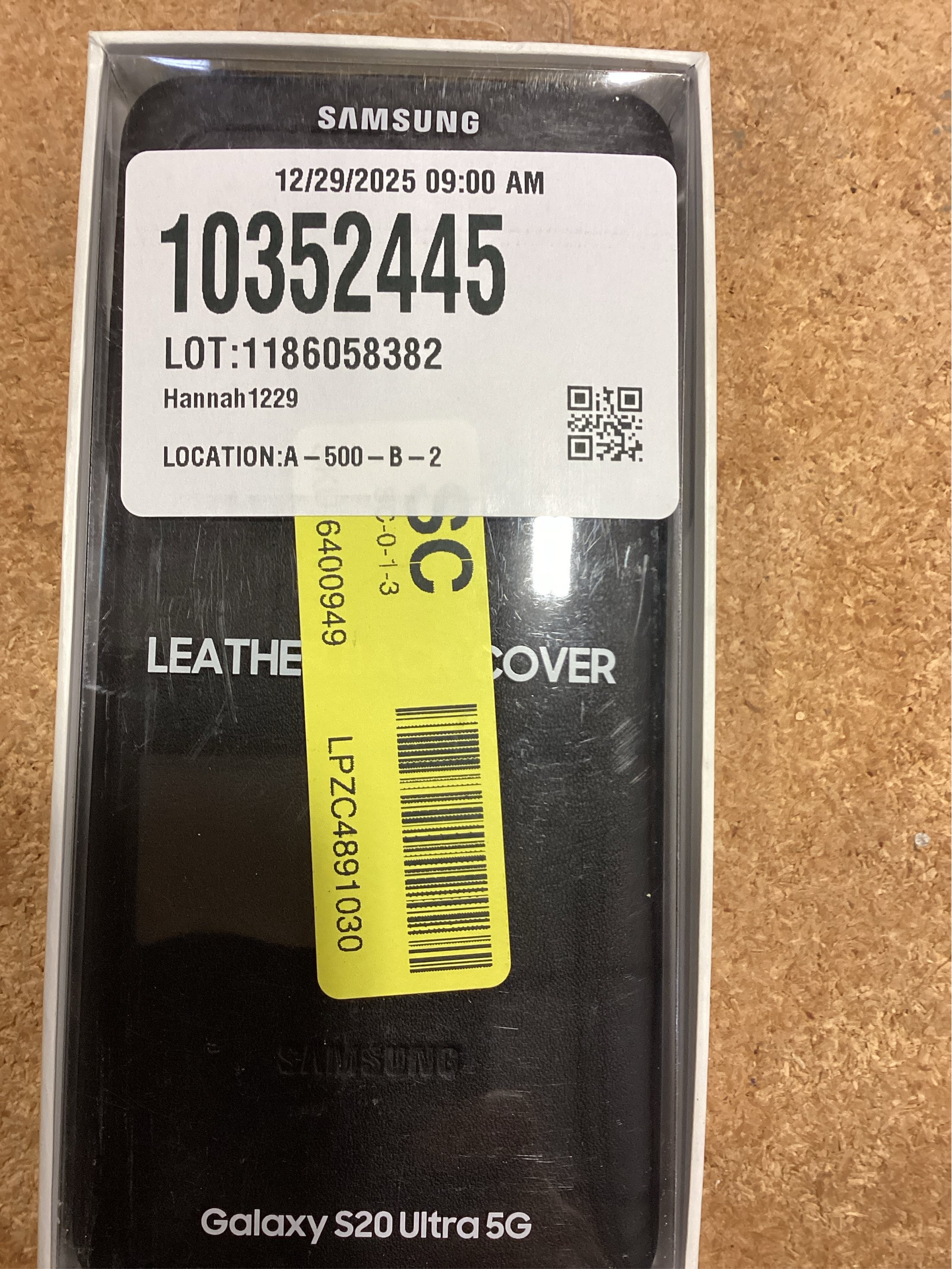 Samsung Leather Cover (Galaxy S20 Ultra 5G)