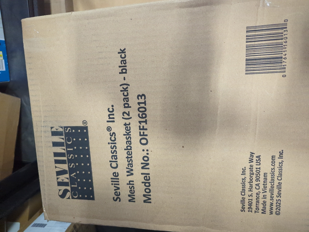 6 Gal. Round Mesh Trash Can Recycling Bin (2-Pack)