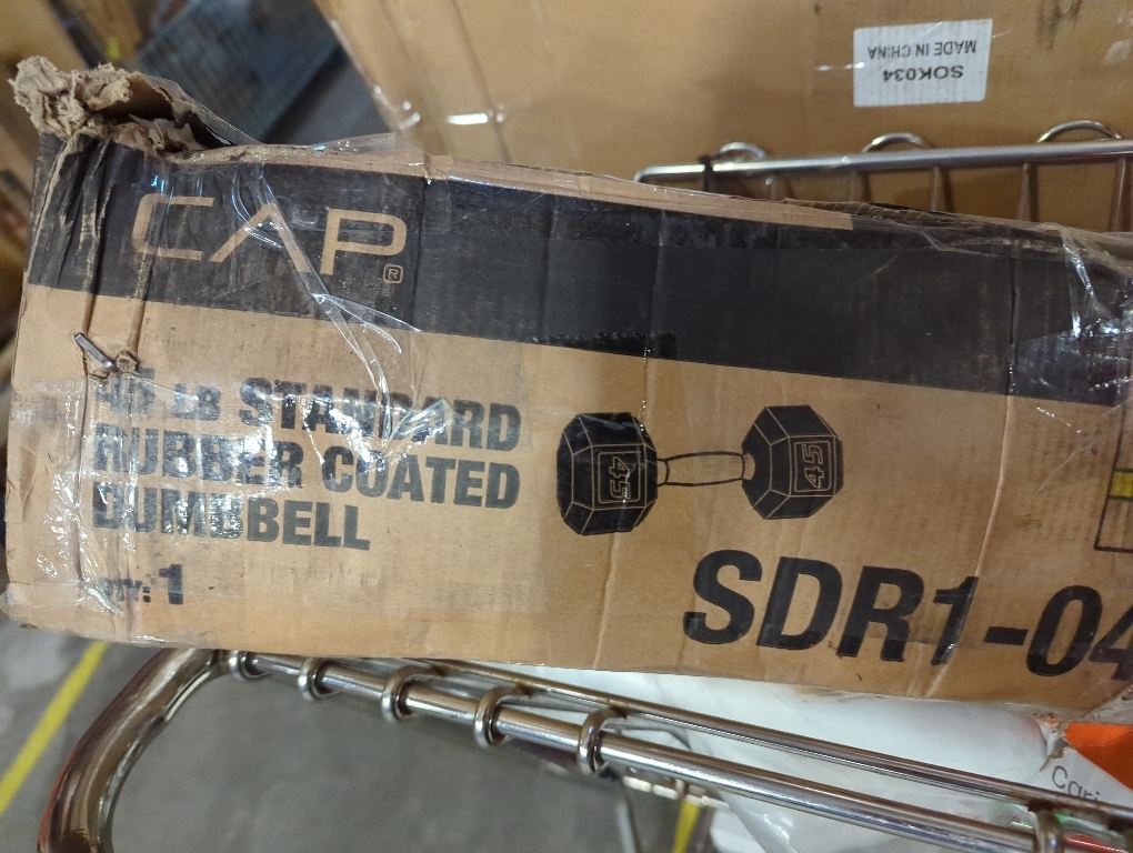 45 lb CAP Barbell Coated Dumbbell Weight | Multiple Options Pairs & Sets