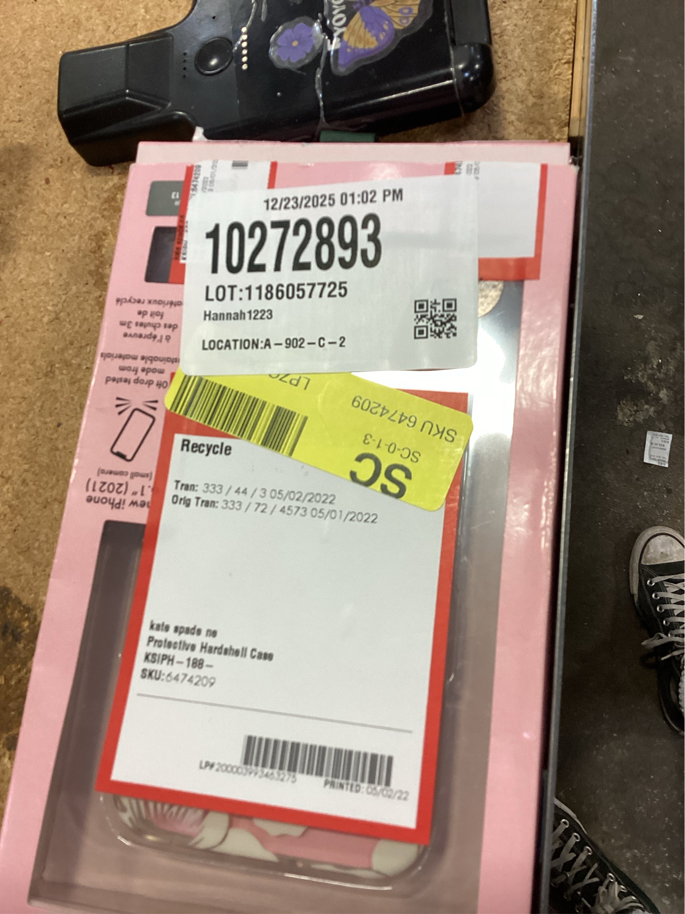 Case Mate licensed - Kate Spade New York Series Case for iPhone 13 - Hollyhock Floral Clear