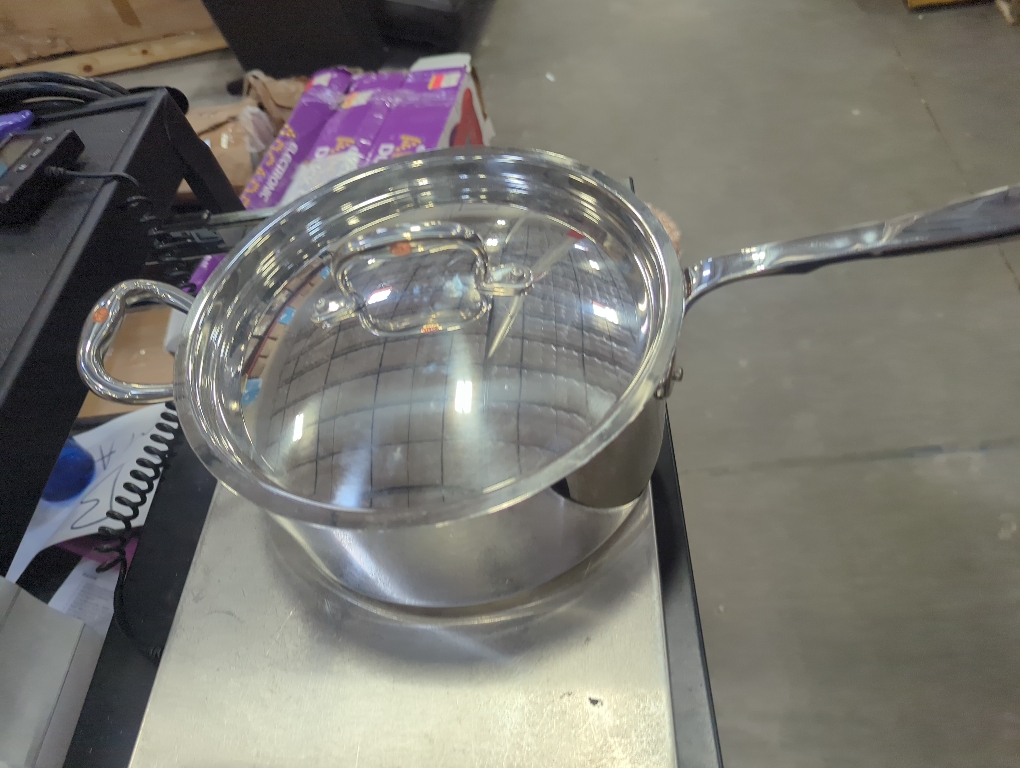 RFN 4QT Ss Copper Saucepan With Lid