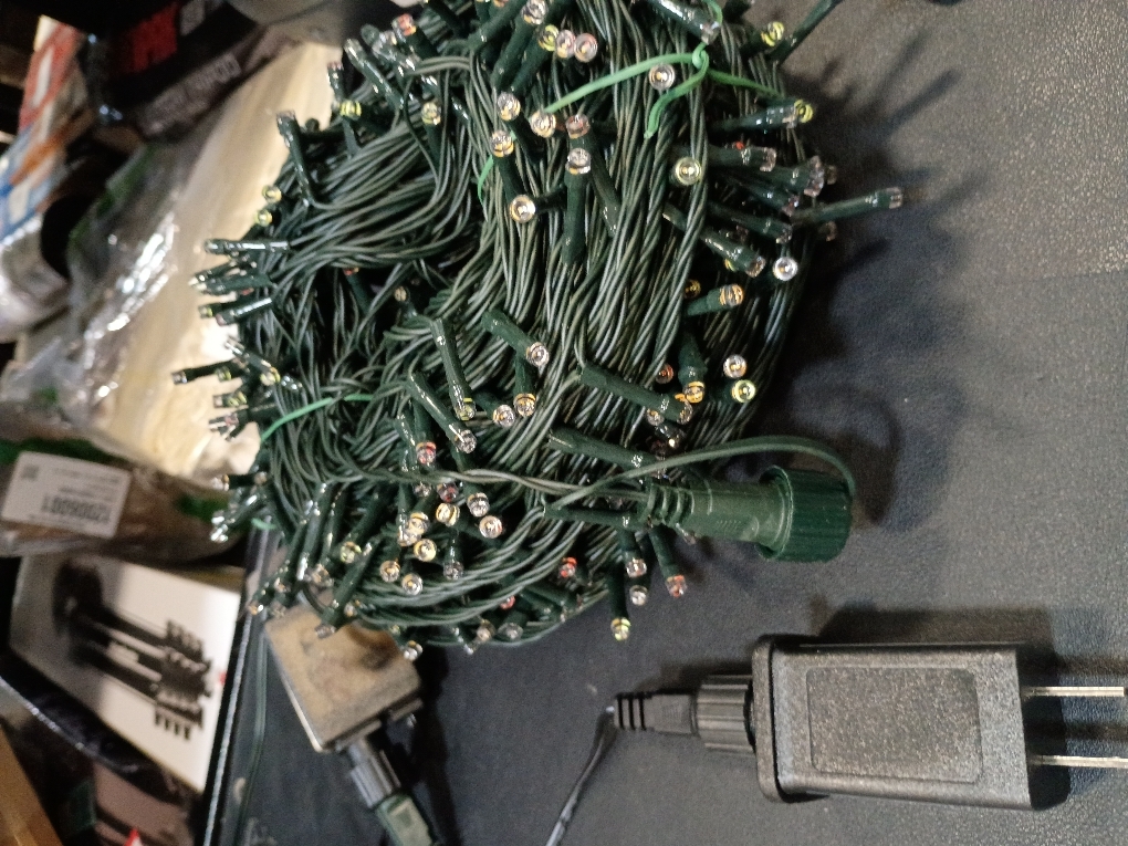 Dazzle Bright 300 LED Christmas String Lights, 100 FT Connectable Waterproof String Lights Green Wire with 8 Modes, Christmas Decorations for Indoor Outdoor Xmas Party Yard Garden (Warm White)