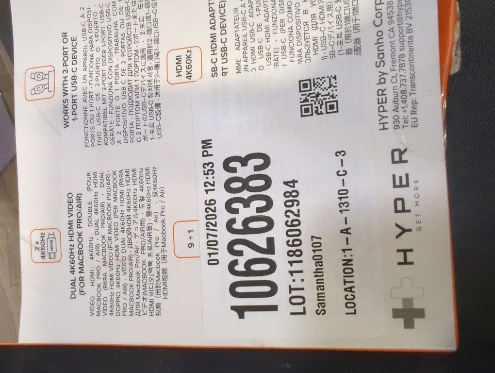 HyperDrive 10-in-2 USB C Dock, Dual Monitor HDMI 4K@60Hz, 60W USBC Power Delivery, Gigabit Ethernet, USB-C Hub Adapter for MacBook Pro with M1 Pro/Max 2021, MacBook Pro 2016-2019, MacBook Air (Gray)