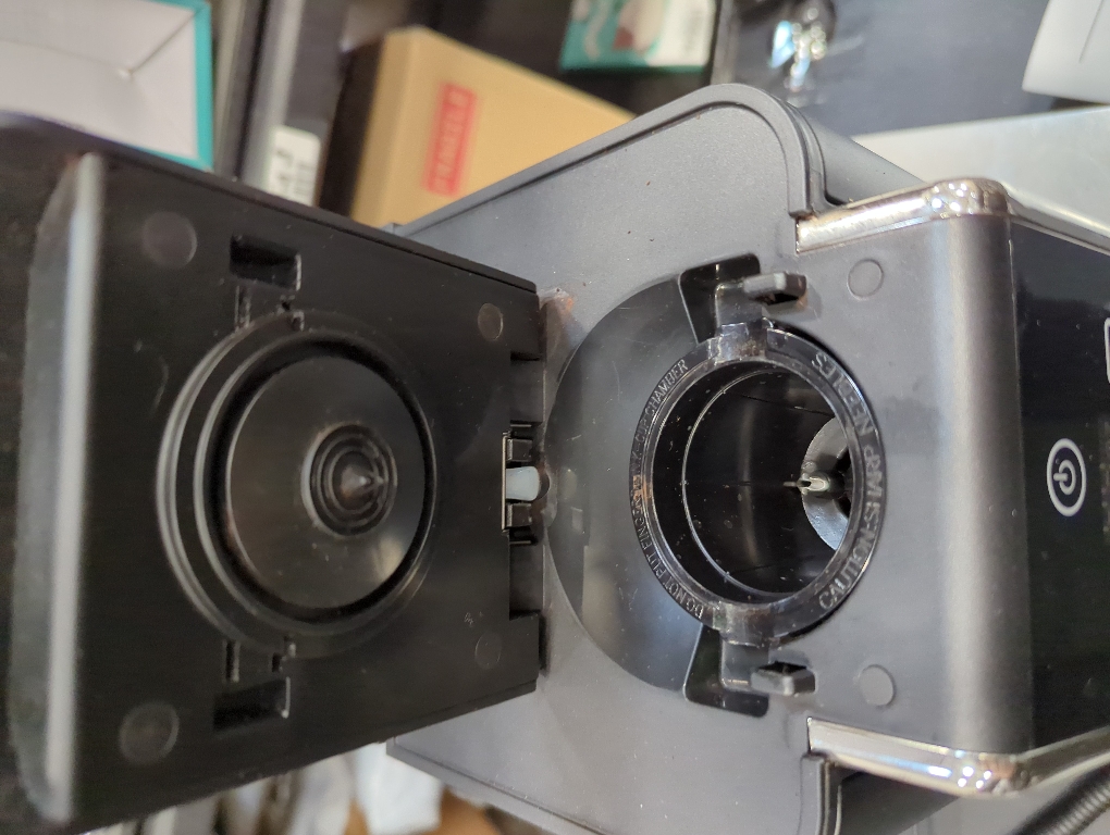 Hot & Iced Coffee Maker with Bold Setting, Single Serve Coffee Maker for K Cup and Grounds, 6-14 Oz Brew Sizes, 50 Oz Removable Water Tank, One Cup Coffee Machine with Reusable Filter, Black