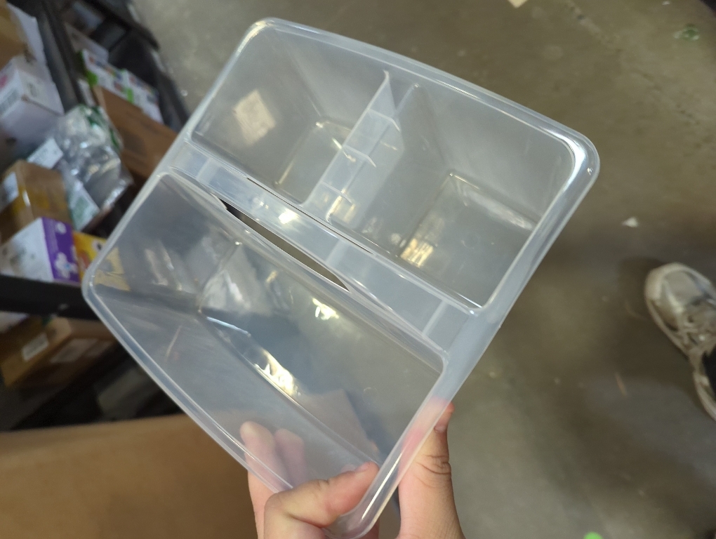 Teacher Created Resources Plastic Storage Caddy, Clear