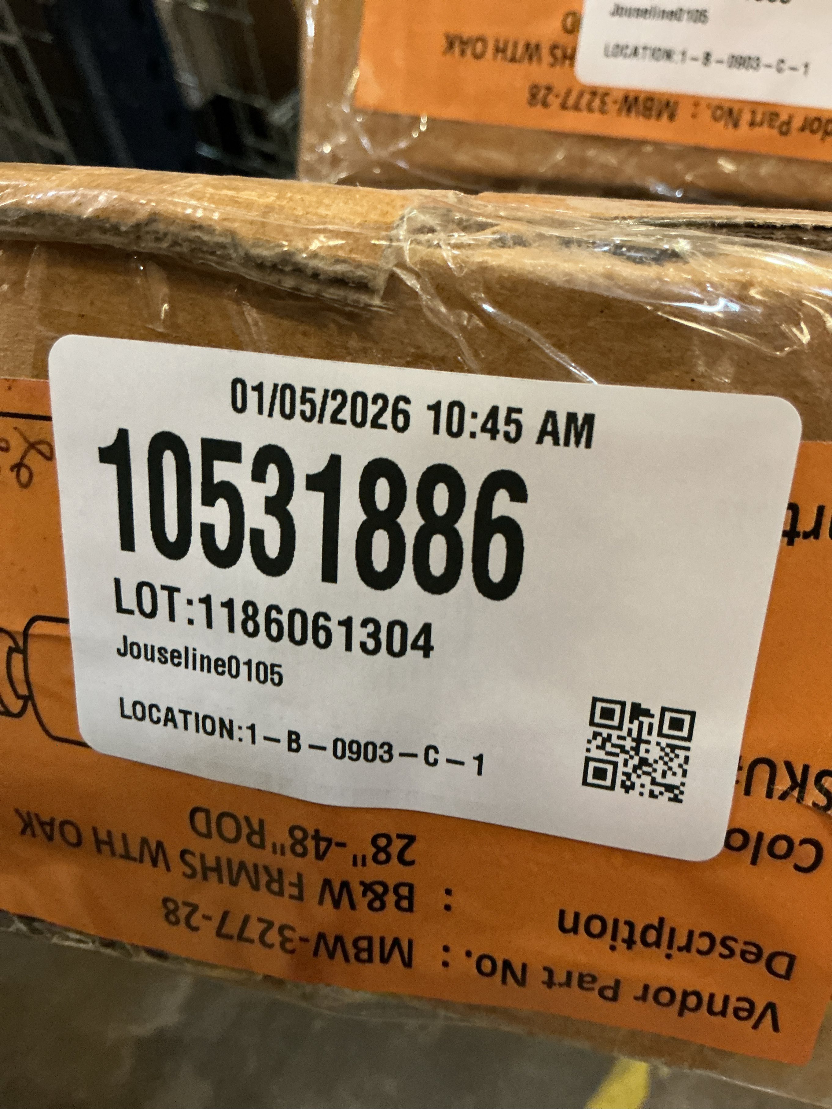 Bee & Willow Iris 24 to 48-Inch Adjustable Curtain Rod Set in Weathered Oak