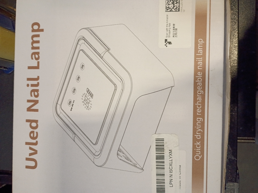 UV Nail Lamp 108W, UV Light for Gel Nail Polish, Cordless LED Nail Lamp with 36 Beads & Touch Display, Nail Light with 4 Timer Mode & Auto Sensor, Fast Curing Nail Dryer for Salon & Home, Purple