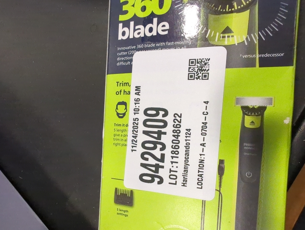 Norelco Oneblade 360 Rechargeable Face Trimmer